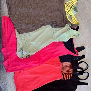 lululemon athletica Tank Tops in Pink, Coral, Mint, Black, Brown, Yellow